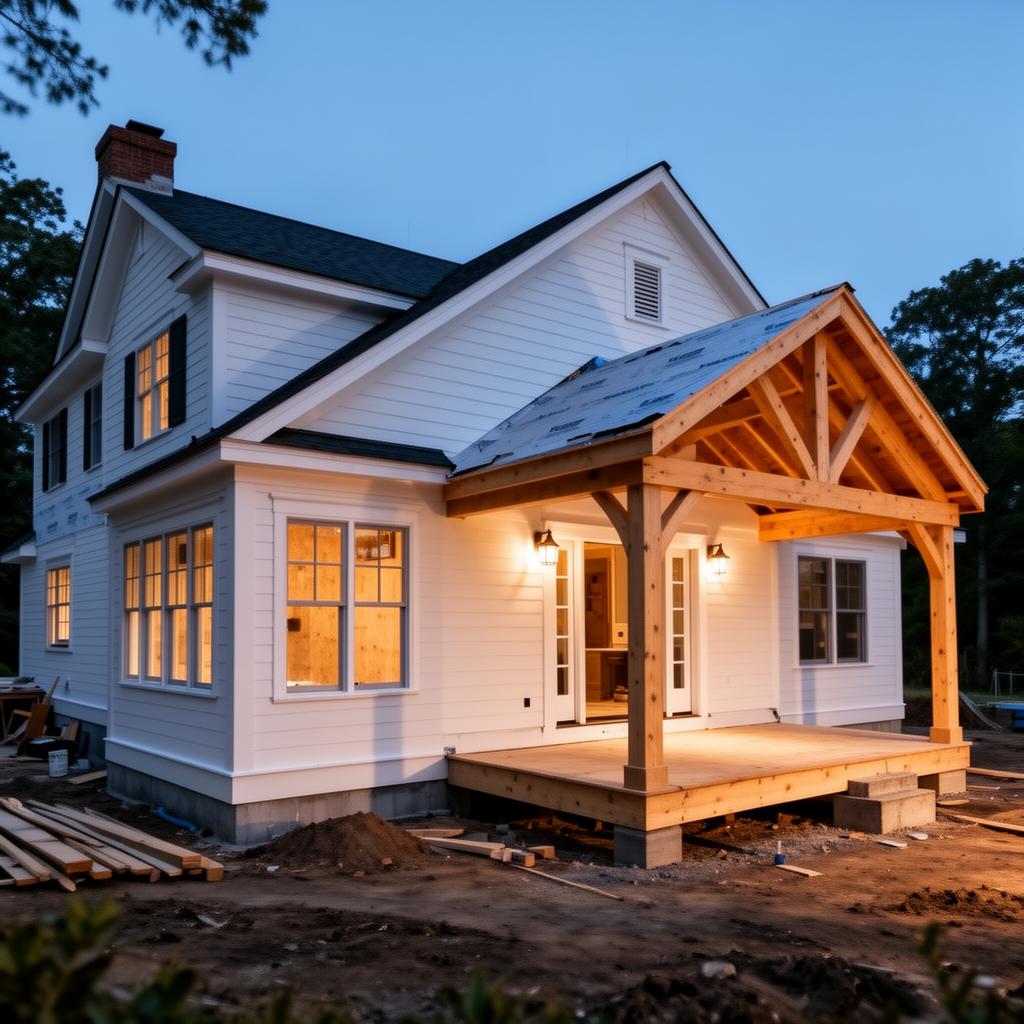 Slate Building LLC craftsmanship on a custom home addition
